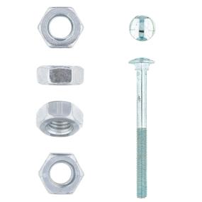 Cup Square Bolt & Nut -  Zinc Plated